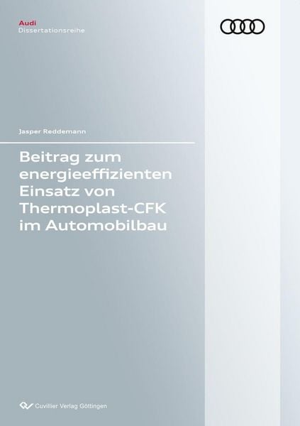 Produktbild: Beitrag zum energieeffizienten Einsatz von Thermoplast-CFK im Automobilbau