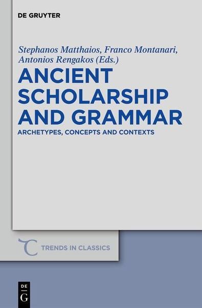 Produktbild: Ancient Scholarship and Grammar