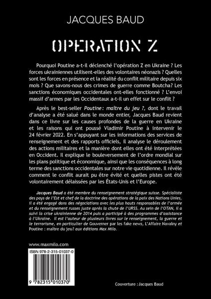 Produktbild: Op&eacute;ration Z