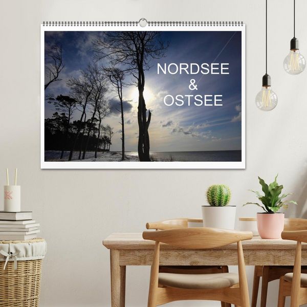 Produktbild: Nordsee & Ostsee (Wandkalender 2026 DIN A2 quer), CALVENDO Monatskalender