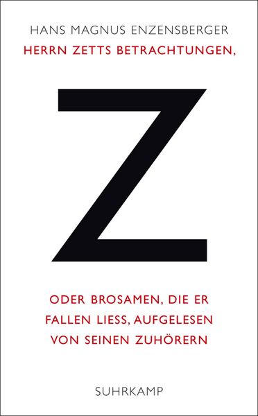 Produktbild: Herrn Zetts Betrachtungen, oder Brosamen, die er fallen lie&szlig;, aufgelesen von seinen Zuh&ouml;rern