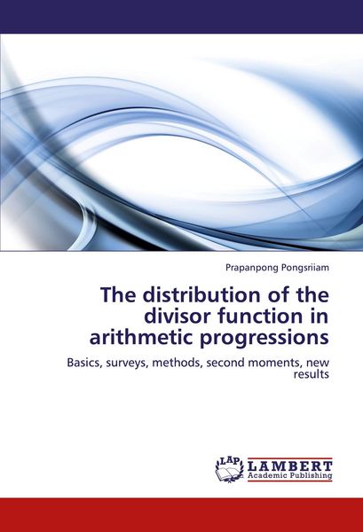 Produktbild: The distribution of the divisor function in arithmetic progressions