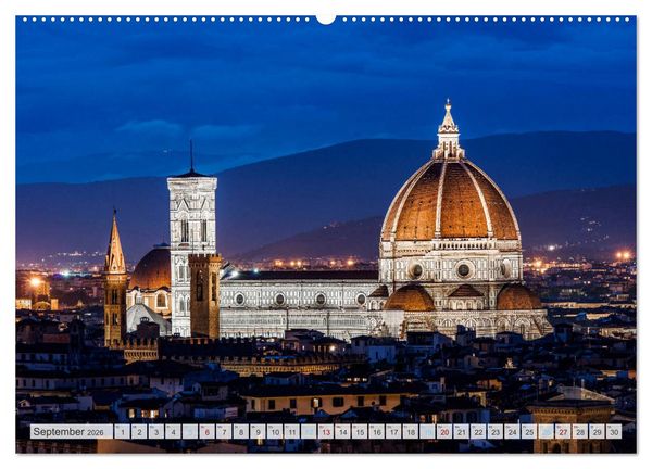 Produktbild: Italienisches Stadtgefl&uuml;ster, Rom - Mailand - Florenz (hochwertiger Premium Wandkalender 2026 DIN A2 quer), Kunstdruck in Hochglanz