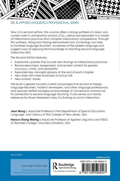 Produktbild: Conversation Analysis and Second Language Pedagogy