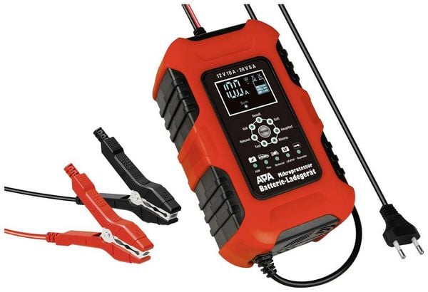 APA Batterieladegerät 12/24V 10A 16649 Kfz-Ladegerät 12 V, 24 V 10 A