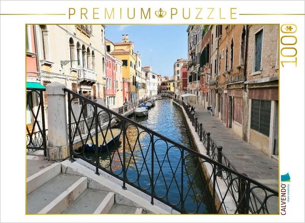 Produktbild: CALVENDO Puzzle Venedig ist Heimat von hunderten Br&uuml;cken und Kan&auml;le. | 1000 Teile Lege-Gr&ouml;&szlig;e 64x48cm Foto-Puzzle f&uuml;r gl&uuml;ckliche Stunden