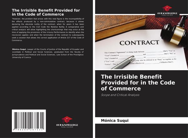 Produktbild: The Irrisible Benefit Provided for in the Code of Commerce