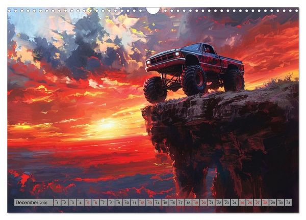 Produktbild: Monstertruck Madness (Wall Calendar 2026 DIN A3 landscape), CALVENDO 12 Month Wall Calendar