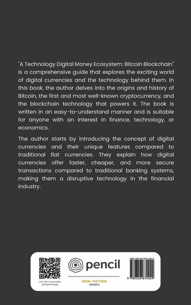 Produktbild: A Technology Digital Money Ecosystem Bitcoin Blockchain