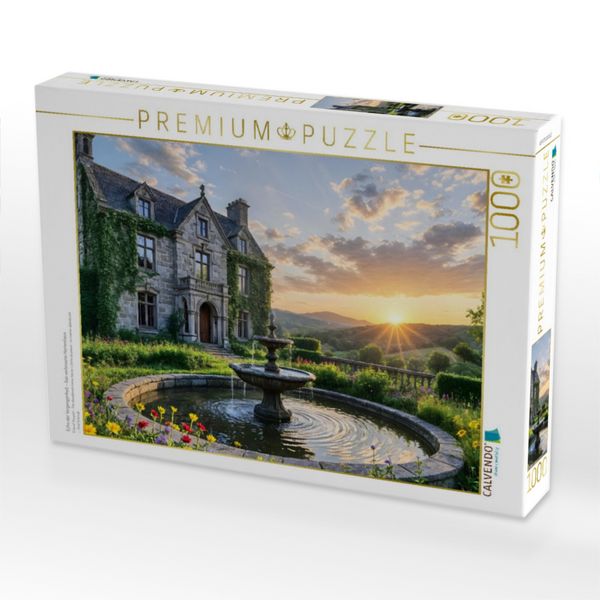 Produktbild: CALVENDO Puzzle Echo der Vergangenheit - Das verlassene Herrenhaus | 1000 Teile Lege-Gr&ouml;&szlig;e 64x48cm Foto-Puzzle f&uuml;r gl&uuml;ckliche Stunden