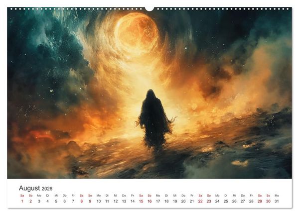 Produktbild: Das Reich der fl&uuml;sternden Schatten (hochwertiger Premium Wandkalender 2026 DIN A2 quer), Kunstdruck in Hochglanz