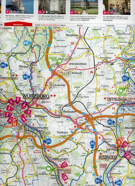 Produktbild: MARCO POLO Freizeitkarte 33 N&uuml;rnberg, W&uuml;rzburg, Steigerwald 1:100.000