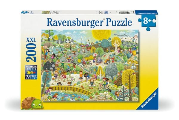 Produktbild: Kinderpuzzle 200 XXL Teile - Wir sch&uuml;tzen unsere Erde!