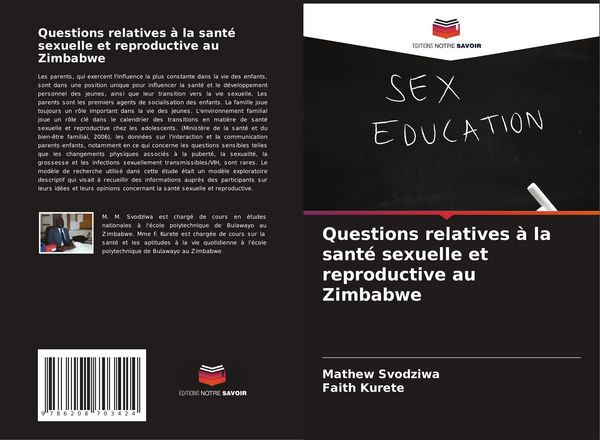 Produktbild: Questions relatives &agrave; la sant&eacute; sexuelle et reproductive au Zimbabwe
