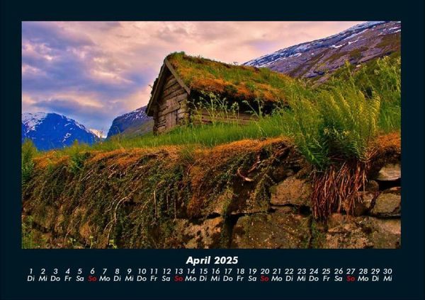 Produktbild: Bergige Welten 2025 Fotokalender DIN A4