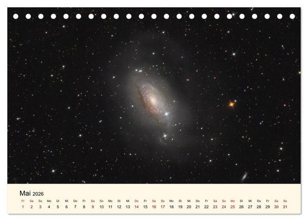 Produktbild: Distant Luminosity: Eine fotografische Reise durch das Universum (Tischkalender 2026 DIN A5 quer), CALVENDO Monatskalender