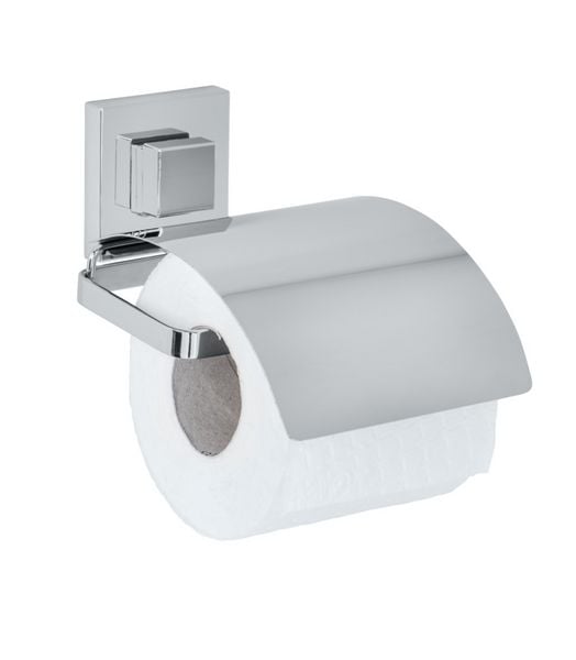 Produktbild: Vacuum-Loc&reg; Edelstahl Toilettenpapierhalter Cover Mod. Quadro, Befestigen ohne bohren