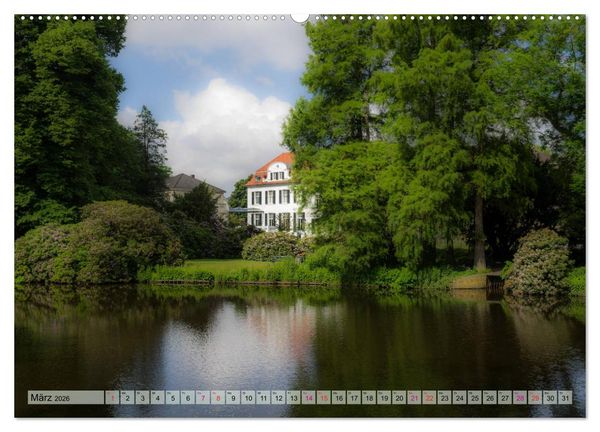 Produktbild: Schlossgarten Oldenburg. Ein Fotospaziergang (Wandkalender 2026 DIN A2 quer), CALVENDO Monatskalender