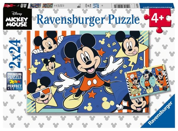 Puzzle Ravensburger MM: Film ab! 2 X 24 Teile