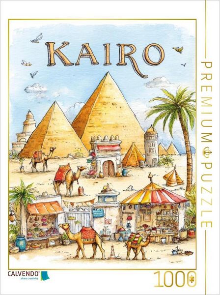 Produktbild: CALVENDO Puzzle Kairo | 1000 Teile Lege-Gr&ouml;&szlig;e 64x48cm Foto-Puzzle f&uuml;r gl&uuml;ckliche Stunden