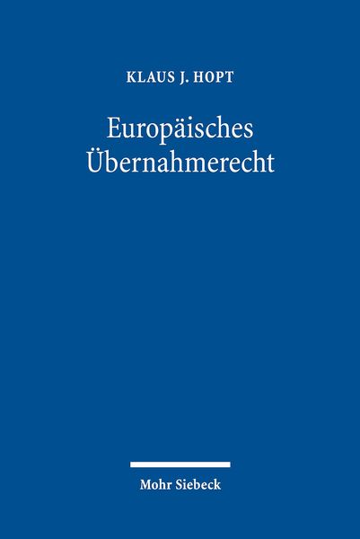 Produktbild: Europ&auml;isches &Uuml;bernahmerecht