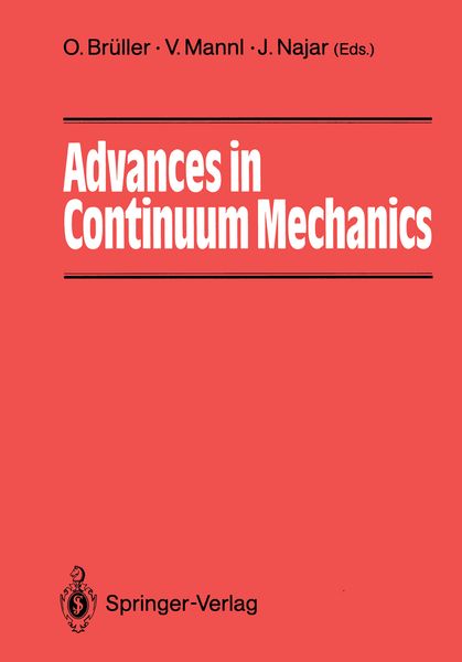 Produktbild: Advances in Continuum Mechanics