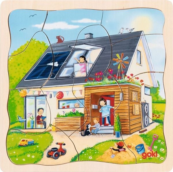 Produktbild: Schichtenpuzzle Wir bauen ein Haus