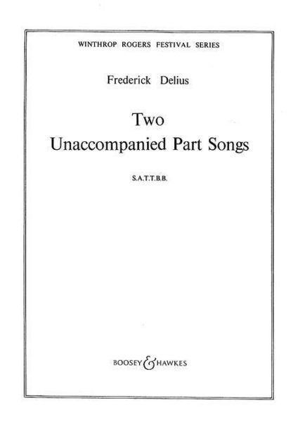 Produktbild: Two Unaccompanied Part Songs