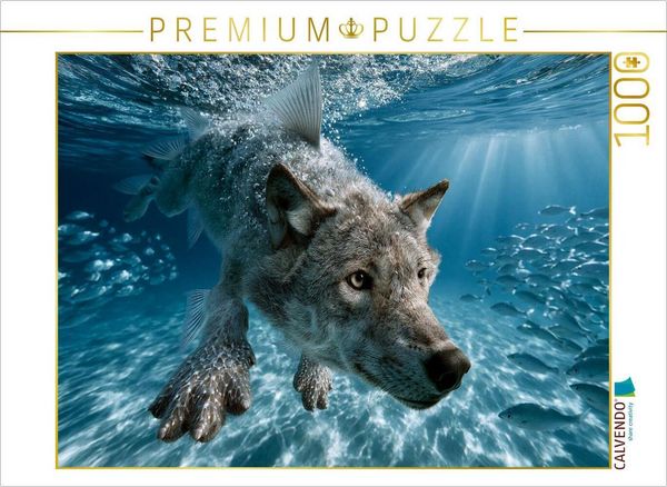 CALVENDO Puzzle Meereswolf | 1000 Teile Lege-Größe 64x48cm Foto-Puzzle für glückliche Stunden