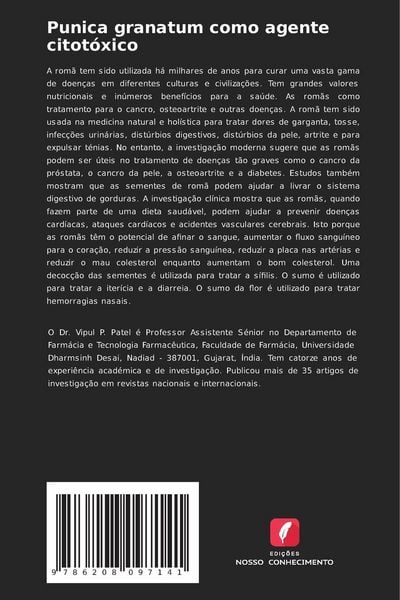 Produktbild: Punica granatum como agente citot&oacute;xico