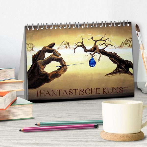 Produktbild: Phantastische Kunst (Tischkalender 2026 DIN A5 quer), CALVENDO Monatskalender