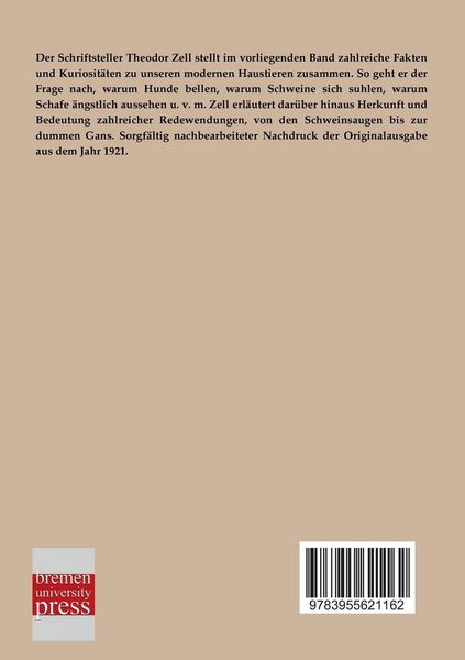 Produktbild: Unsere Haustiere vom Standpunkte ihrer wilden Verwandten
