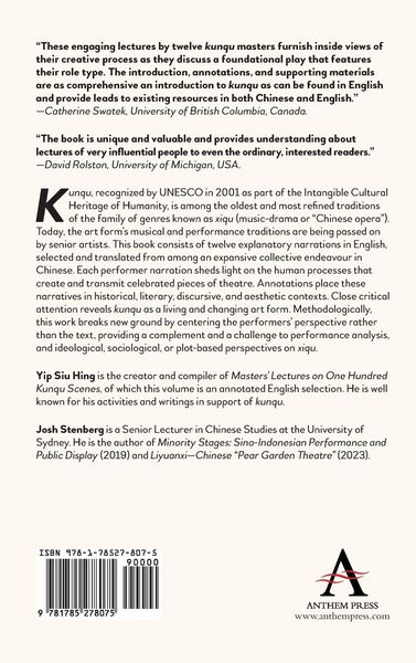 Produktbild: Kunqu Masters on Chinese Theatrical Performance