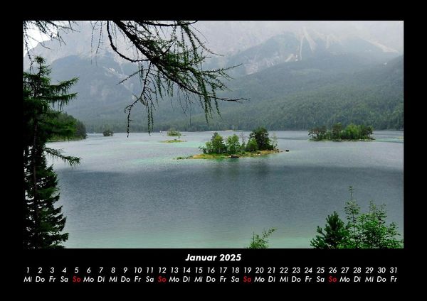 Produktbild: Die Seen der Erde 2025 Fotokalender DIN A3
