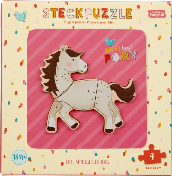 Produktbild: Steck-Puzzle - Mein kl. Ponyhof (4 T.)