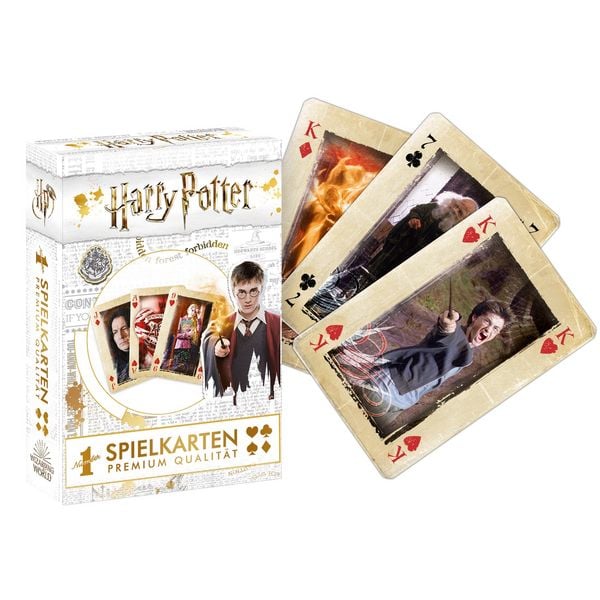 Number 1, Harry Potter, weiß neu (Spielkarten)