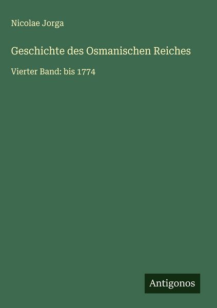 Produktbild: Geschichte des Osmanischen Reiches