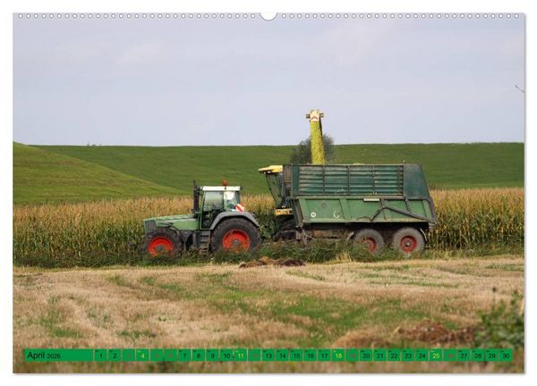 Produktbild: Landwirtschaft - Maschinen im Einsatz (hochwertiger Premium Wandkalender 2026 DIN A2 quer), Kunstdruck in Hochglanz