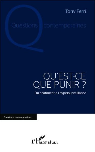 Produktbild: Qu'est-ce que punir ?