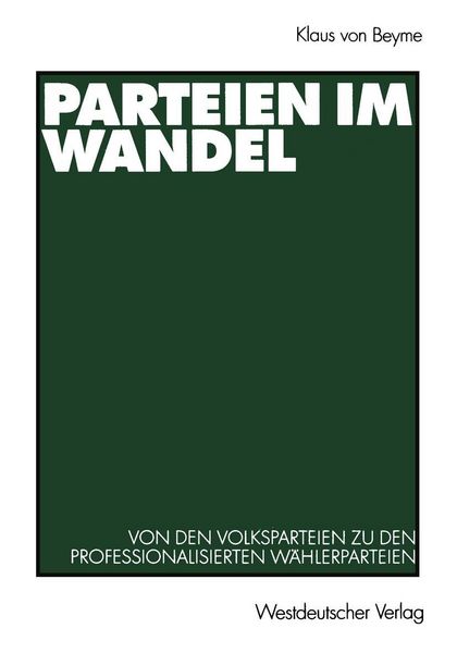 Produktbild: Parteien im Wandel