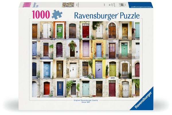 Produktbild: Erwachsenenpuzzle 1000 Teile - Sch&ouml;ne T&uuml;ren in der franz&ouml;sischen Provinz