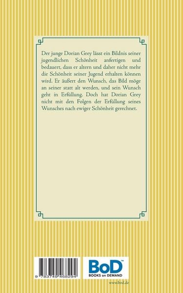 Produktbild: Das Bildnis des Dorian Grey