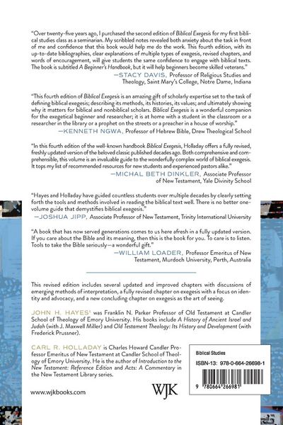 Produktbild: Biblical Exegesis, 4th ed.