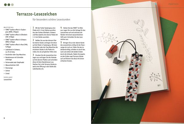 Basteln im Terrazzo-Look