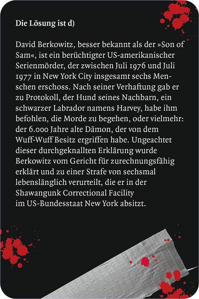 Produktbild: Das gro&szlig;e True Crime Quiz