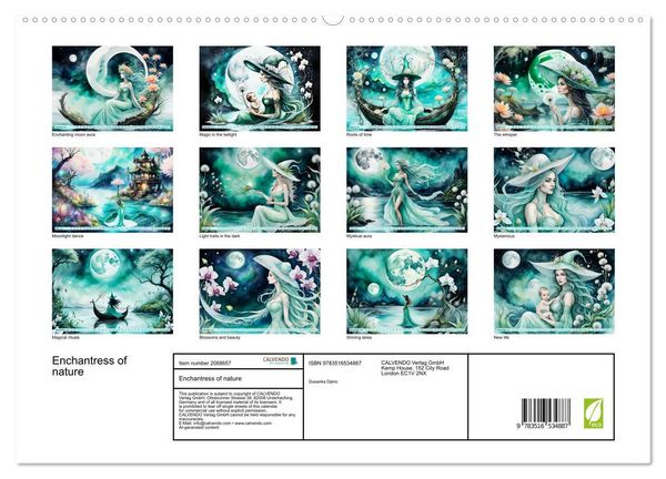 Produktbild: Enchantress of nature (High Quality Premium Wall Calendar 2026 DIN A2 landscape),CALVENDO 12 Month Wall Calendar
