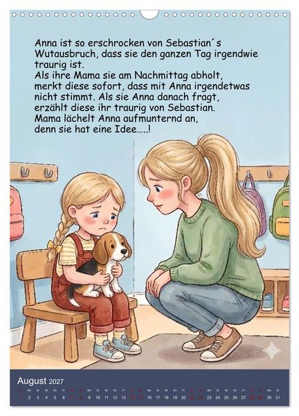 Produktbild: Sebastian - der nicht teilen wollte (Wandkalender 2027 DIN A3 hoch), CALVENDO Monatskalender