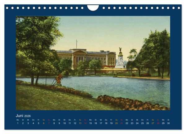 Produktbild: Historisches London von 1888 bis 1918 (Wandkalender 2026 DIN A4 quer), CALVENDO Monatskalender