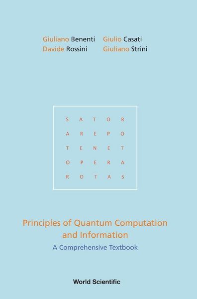 Produktbild: PRINCIPLES OF QUANTUM COMPUTATION AND INFORMATION