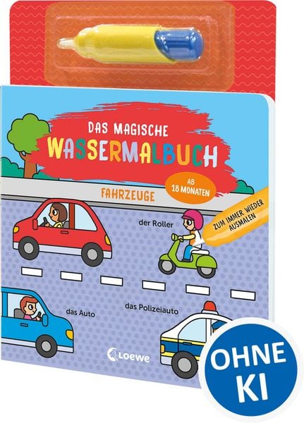 Produktbild: Das magische Wassermalbuch - Fahrzeuge